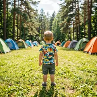 Купить готовый сайт Детский лагерь в Новокузнецке - посмотреть и заказать, недорогой шаблон сайта, цена 